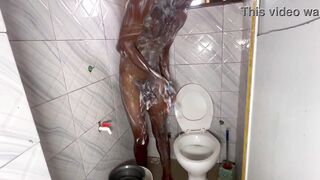 SHOWER TIME WITH A LARGE DICK